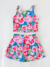 Active Skort Set - Joyful Poppies